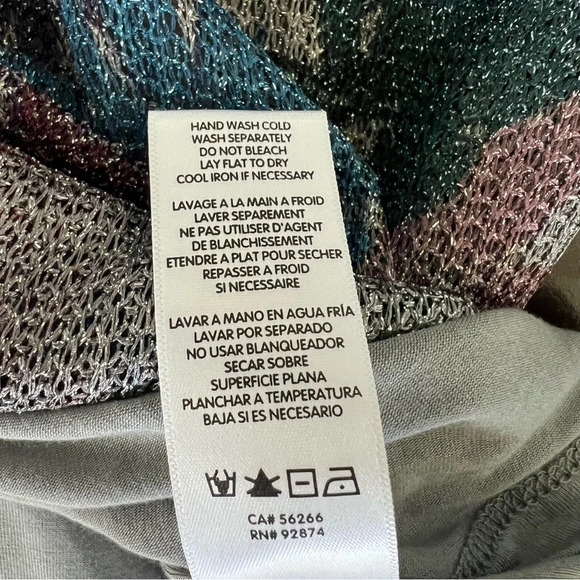 SPLENDID X MARGHERITA MISSONI Dress Brillare Daisy Metallic Midi Sheath Small - Picture 15 of 16